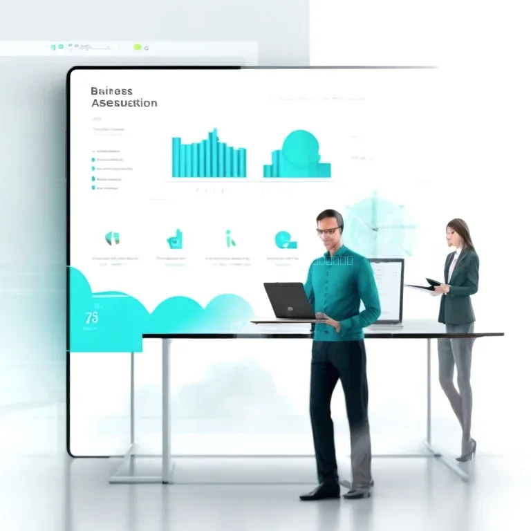 Business team evaluating AI solutions from VisionTopAI